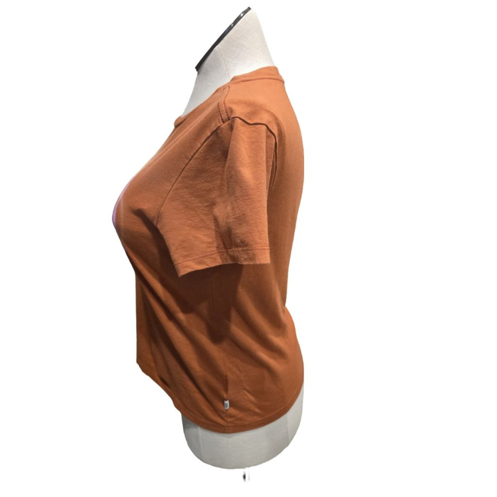 Women's Vans Brown/ Orange Graphic Tee Shirt Size L - Picture 3 of 6